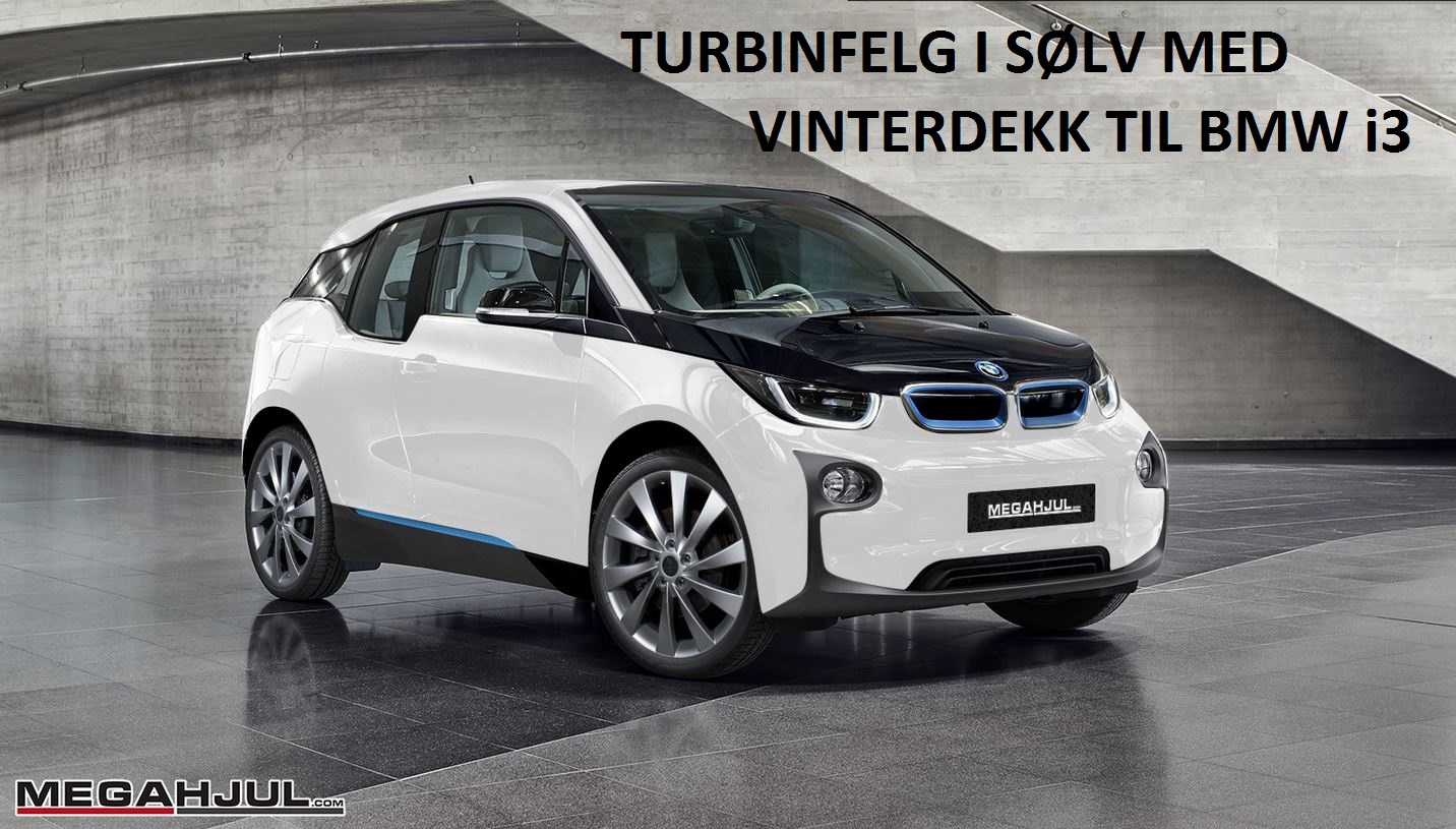 turbinfelg-i-sølv-med-vinterdekk-til-bmw-i3